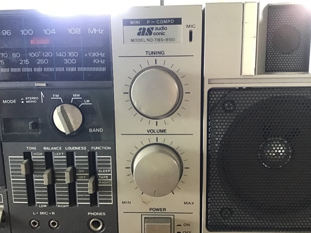 Nostalgie ! Draagbare radio/cassetterecorder, Ophalen, Gebruikt, Radio