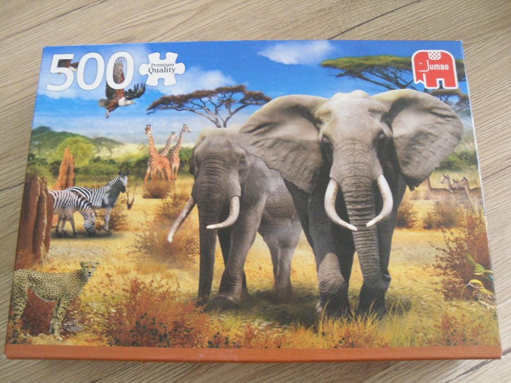 21 puzzels van 500 stukjes, Ophalen of Verzenden, 500 t/m 1500 stukjes, Gebruikt, Legpuzzel