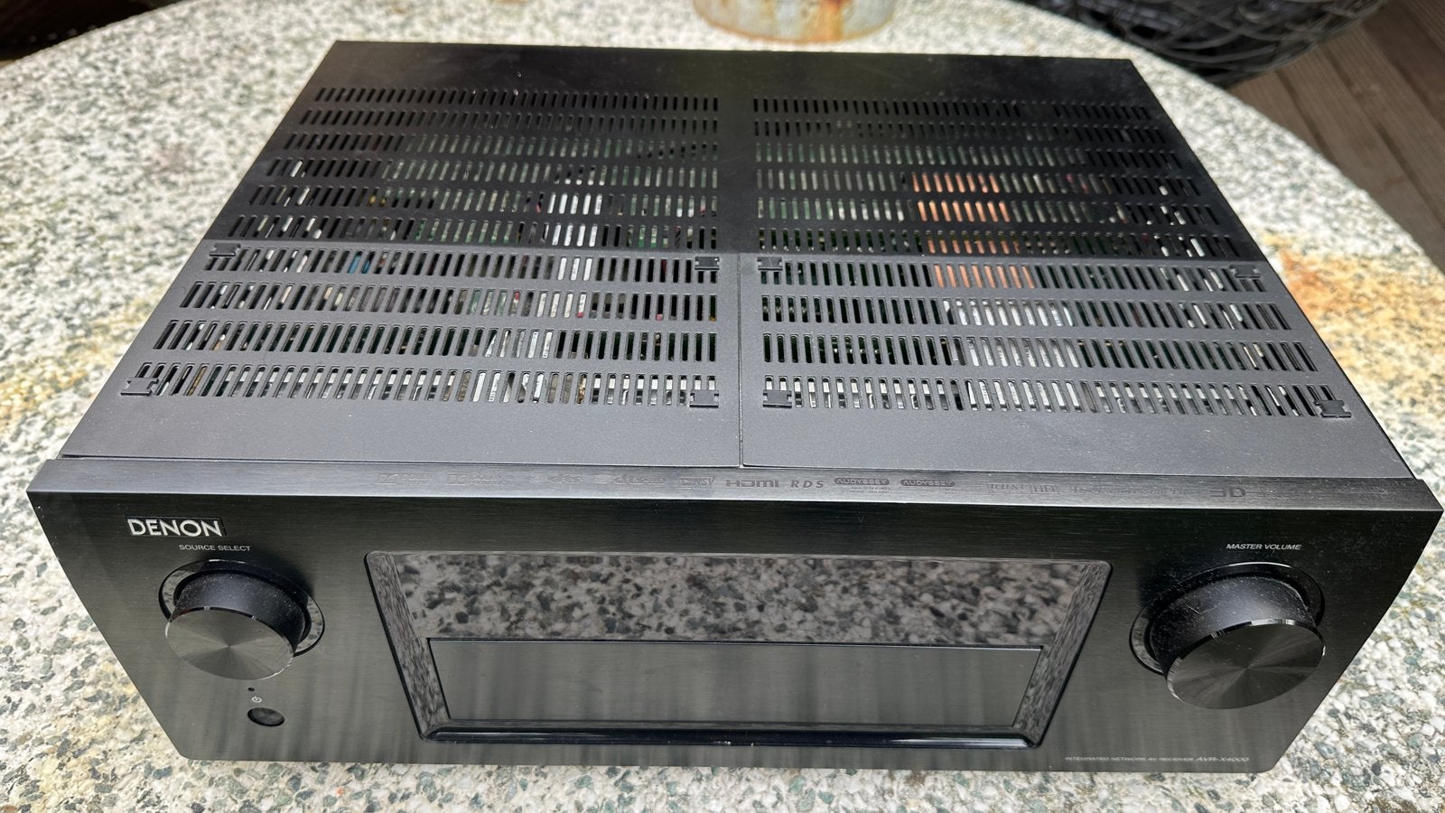 Denon AVR-X4000 AV Receiver - GOED LEZEN, Ophalen, Gebruikt, Denon, 120 watt of meer