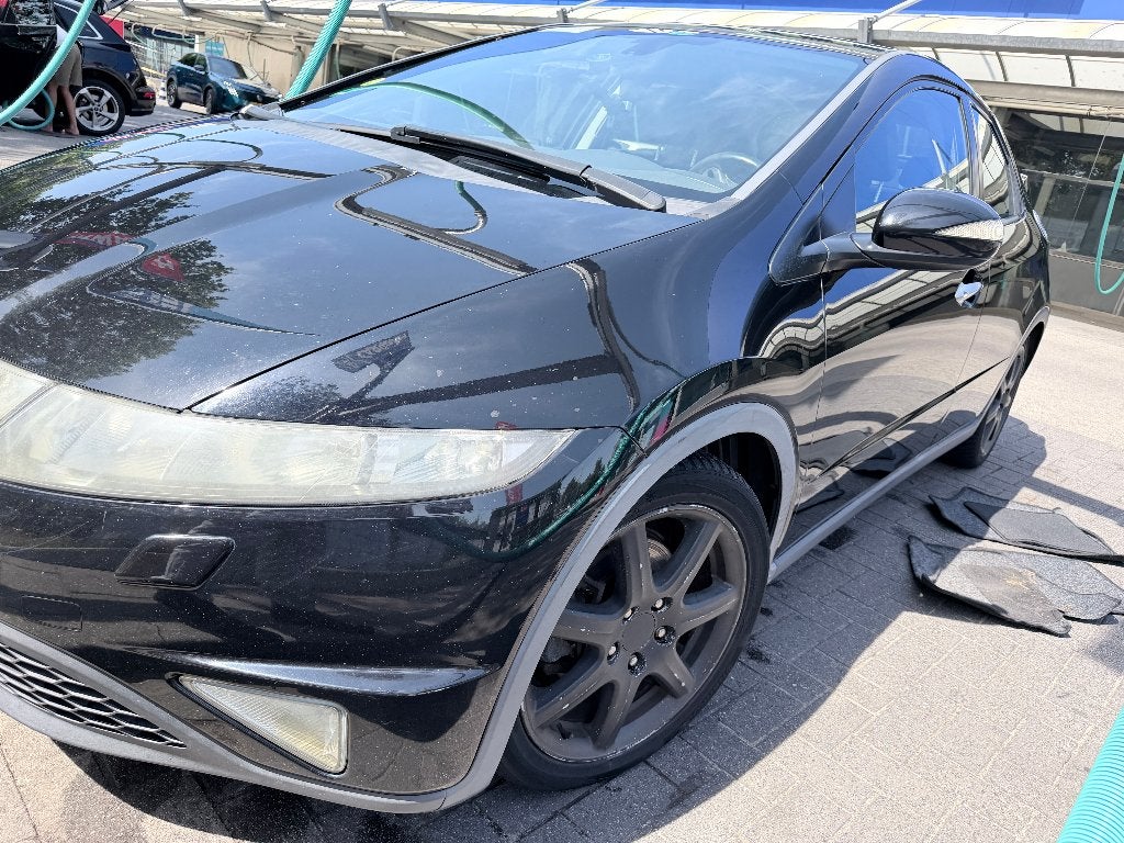 Honda Civic 1.8 I 5DR AUT 2009 Zwart, Auto's, Stof, 4 cilinders, Zwart, Grijs