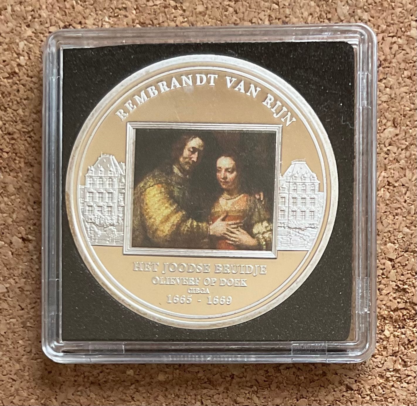 Penning Rijksmuseum  Rembrandt van Rijn - Het Joodse Bruidje, Ophalen of Verzenden, Overige materialen, Nederland