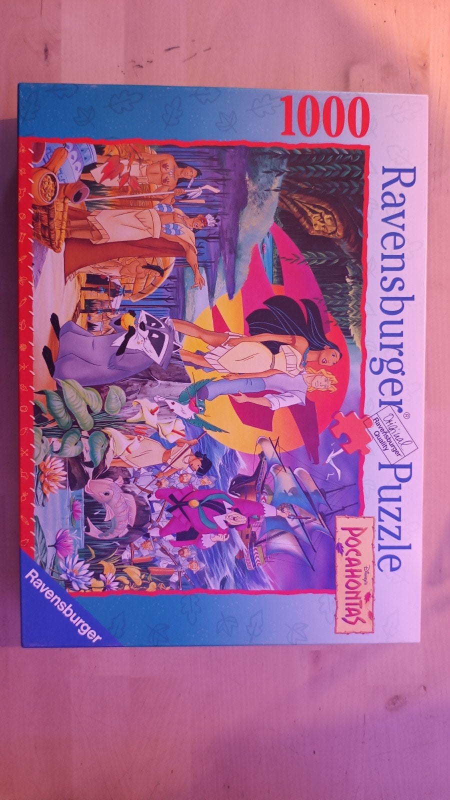 Pocahontas puzzel 1000 stukjes, Ophalen of Verzenden, 500 t/m 1500 stukjes, Zo goed als nieuw