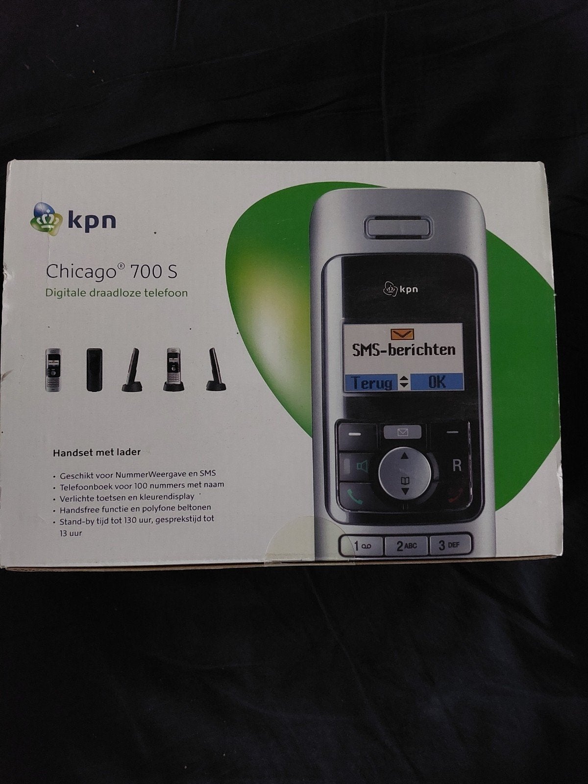 KPN Chicago 700 S Digitale draadloze telefoon, Telecommunicatie, Vaste telefoons | Handsets en Draadloos, Nieuw, 1 handset, Ophalen of Verzenden