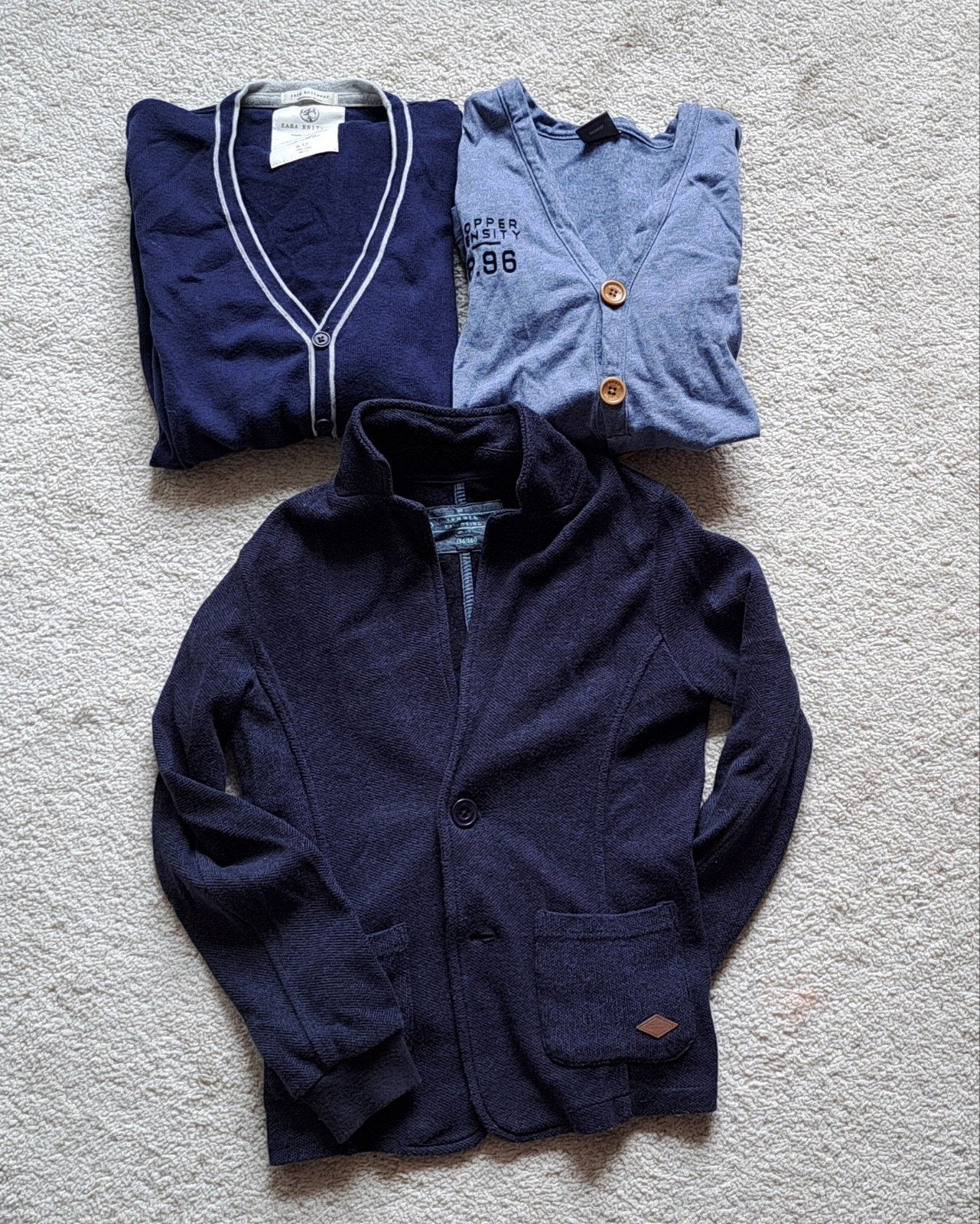 3 mooie vesten. Maat 134-140. Baker Bridge, Zara Boys, WE, Trui of Vest, Zo goed als nieuw, Jongen, Diverse merken