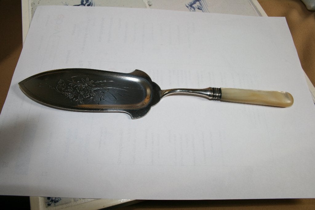 WMF taartschep met paarlemoer heft, Ophalen of Verzenden