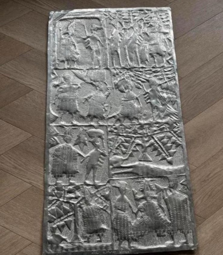 Zeldzaam kunstwerk van Nigeriaanse kunstenaar Asiru Olatunde, Antiek en Kunst, Zilver, Wanddecoratie, Afrika, Ophalen of Verzenden