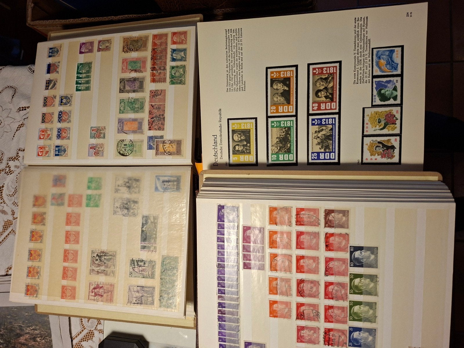 Grote verzameling postzegels DDR Duitsland., Ophalen, DDR