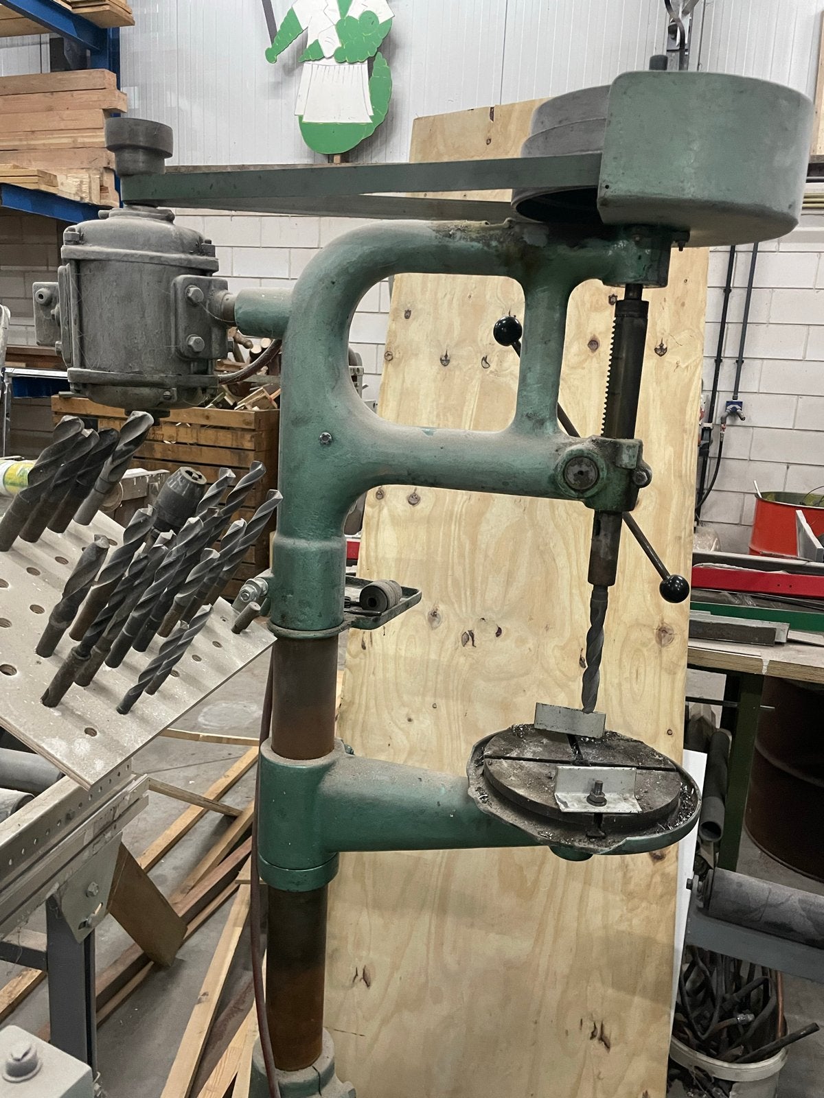 Robuuste 380V Kolomboormachine - Exclusief Boren, Doe-het-zelf en Verbouw, Gereedschap | Boormachines, Ophalen, Gebruikt, Kolomboormachine