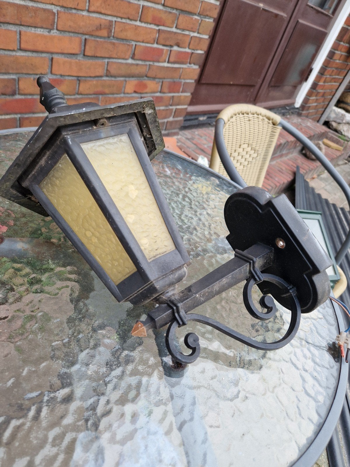 Klassieke wandlamp voor buiten - Gebruikt, Gebruikt, Minder dan 50 watt, Wandlamp, Ophalen of Verzenden