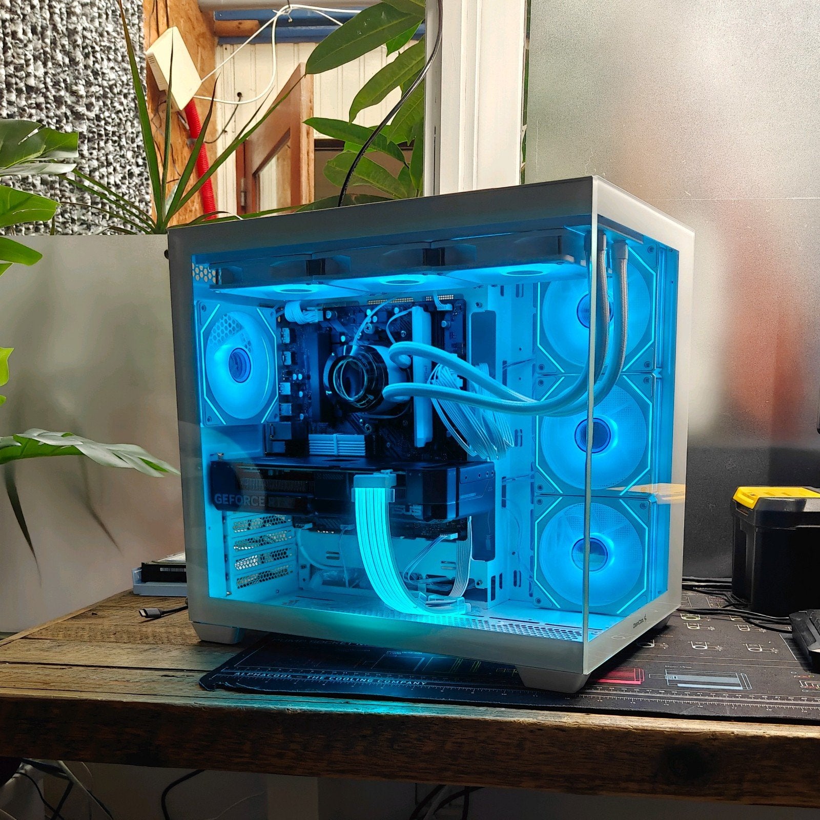 ZGAN RTX 4070 Witte Game PC | Ryzen 7 7700X | 32GB DDR5, Computers en Software, 32 GB, Zelf gebouwde pc, Nieuw, Ophalen of Verzenden
