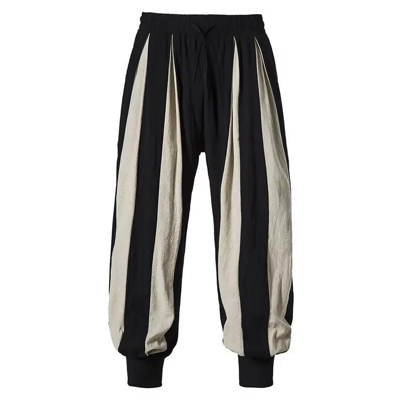 Middeleeuwse wit zwarte heren broek, Verzenden, Nieuw, Overige maten, Overige kleuren