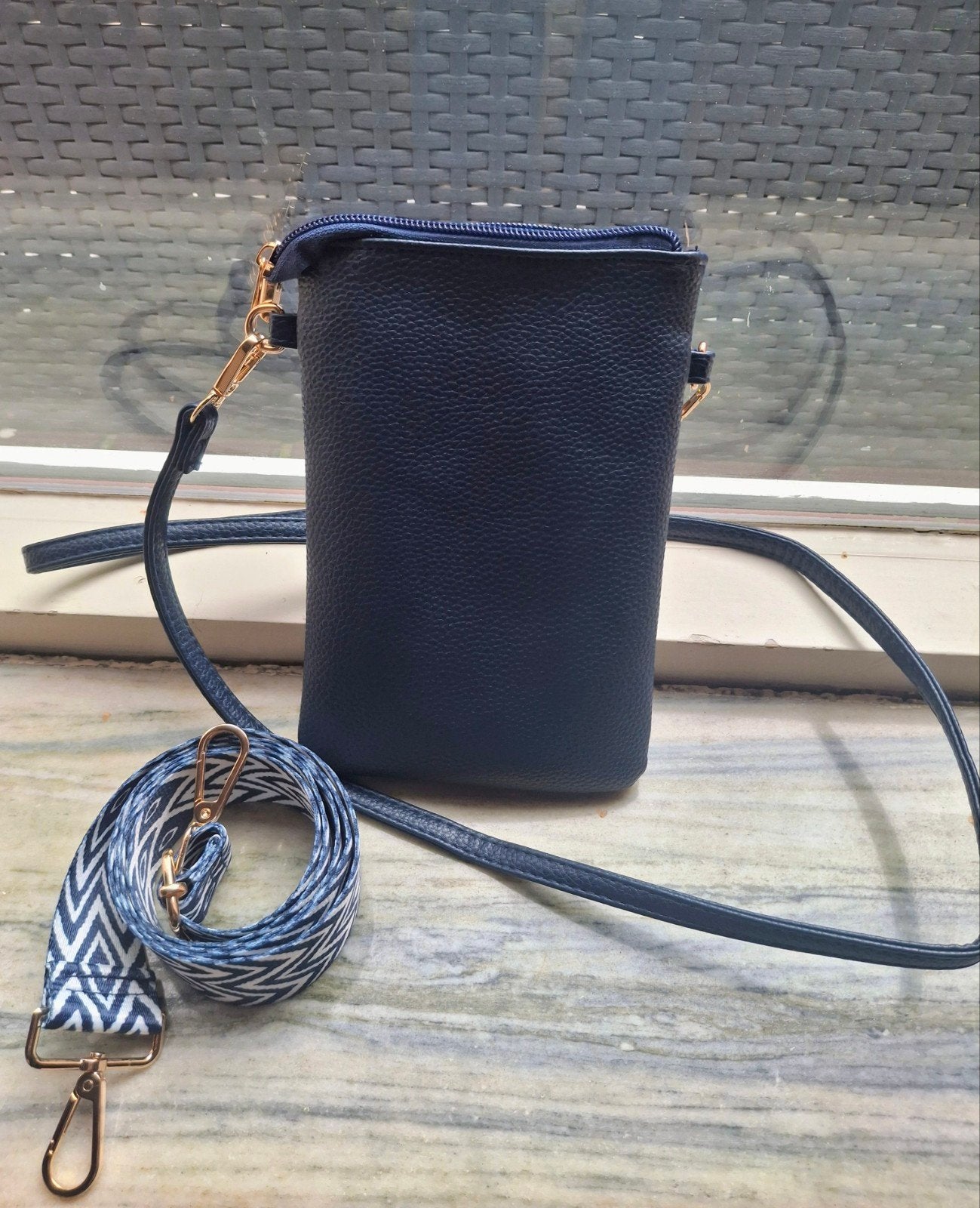 Nieuw blauw schoudertasje, Ophalen of Verzenden, Nieuw, Blauw, Schoudertasje