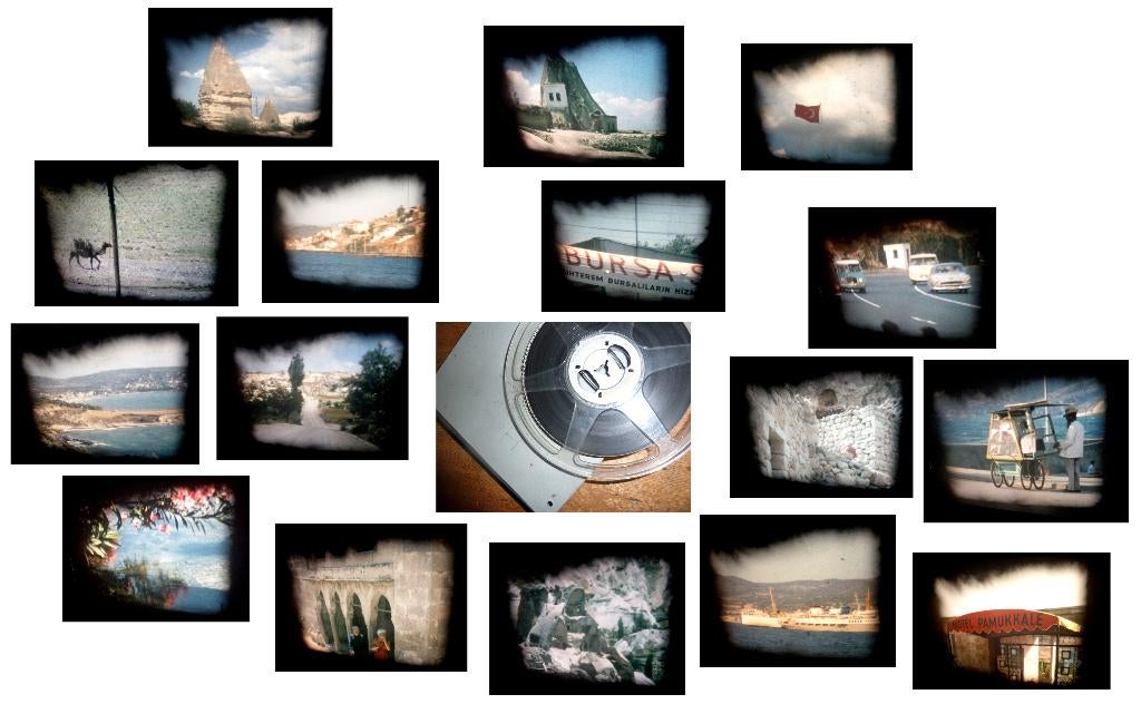 8mm film amateur Turkije 1960 kleur N8 - heel mooi - 110mt, Audio, Tv en Foto, Filmrollen, Ophalen of Verzenden, 8mm film