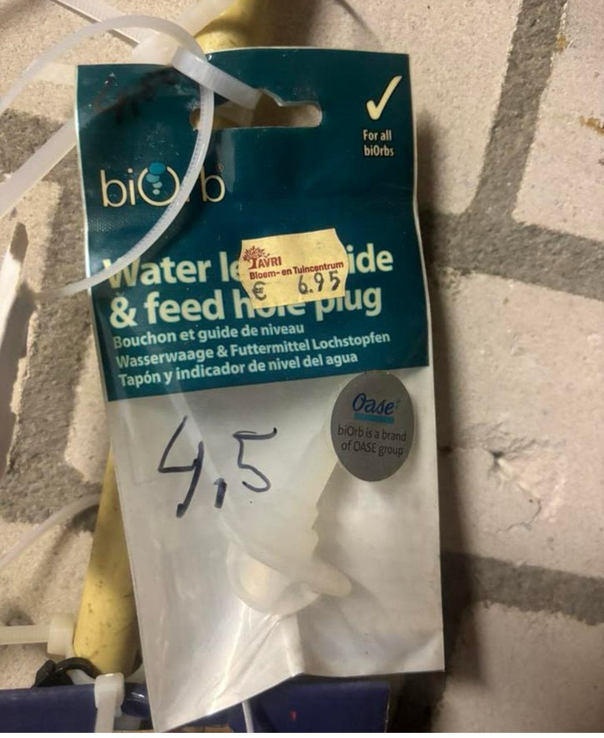 Nieuw: Biorb Waterpeil indicator & voedergat stop, Ophalen of Verzenden, Nieuw, Overige merken