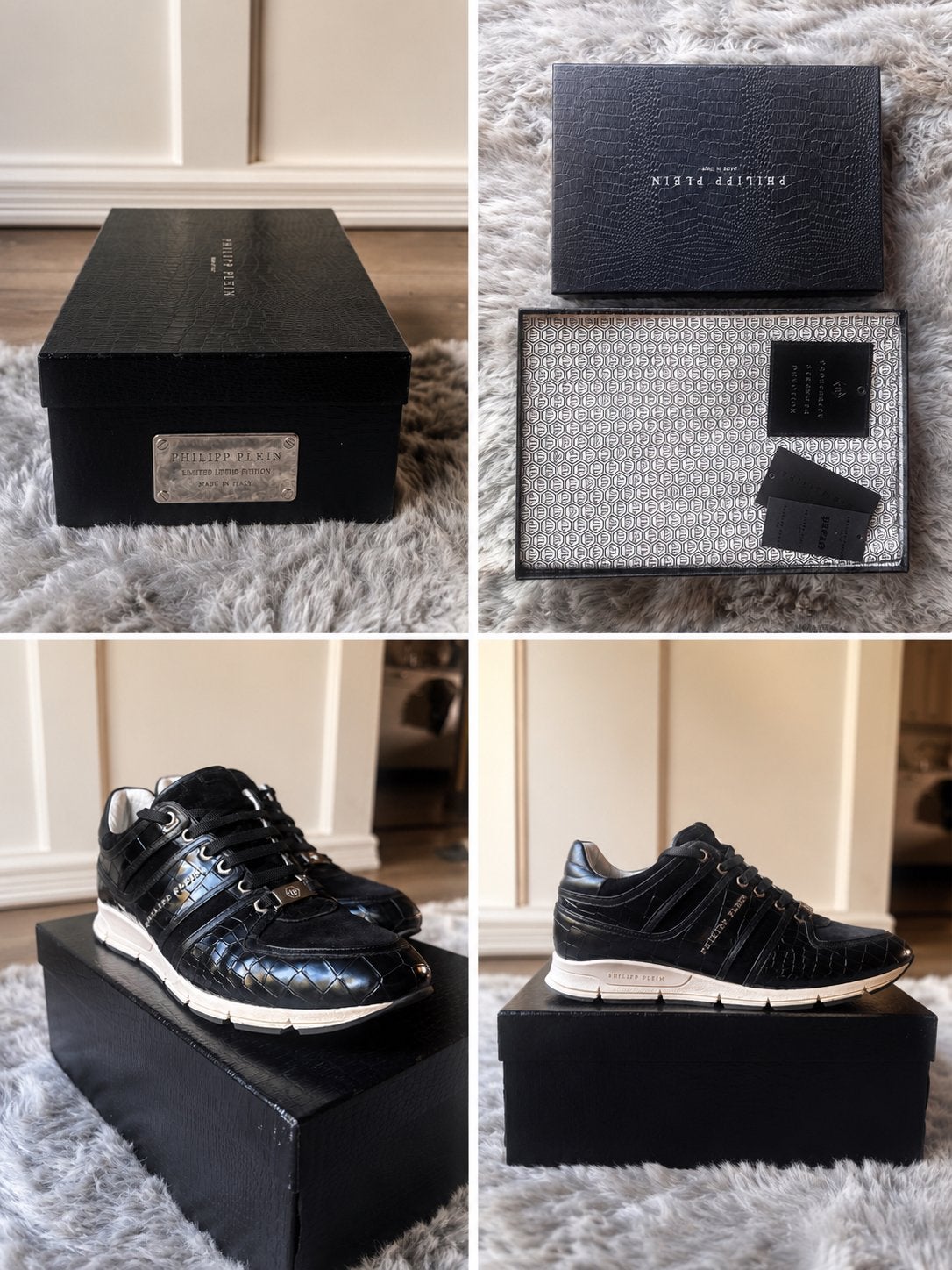 Philipp plein schoenen heren Maat: 45 voor maar €50, Ophalen, Zo goed als nieuw, Zwart