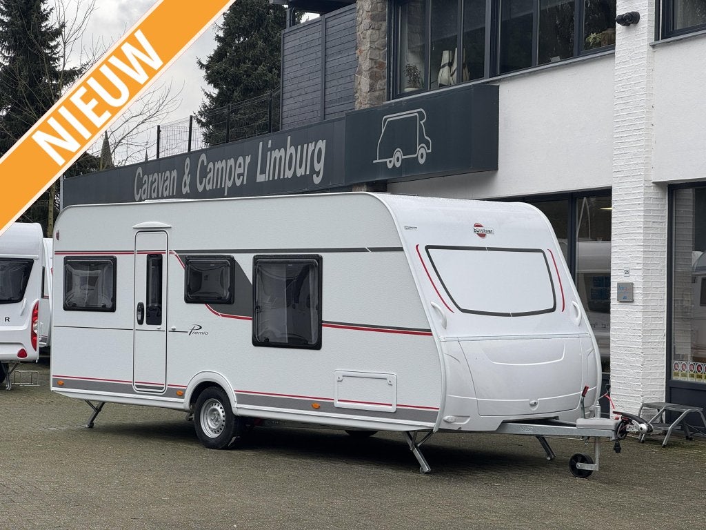 Bürstner Premio 490 TS , SCHERPE OUTLETPRIJS !, Caravans en Kamperen, Caravans, Schokbreker, Treinzit, Particulier, Bürstner