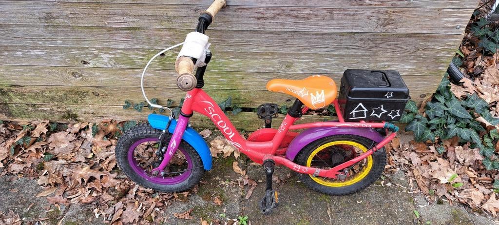 S'cool Kinderfiets 12 inch - Topmerk, Ophalen, Minder dan 16 inch
