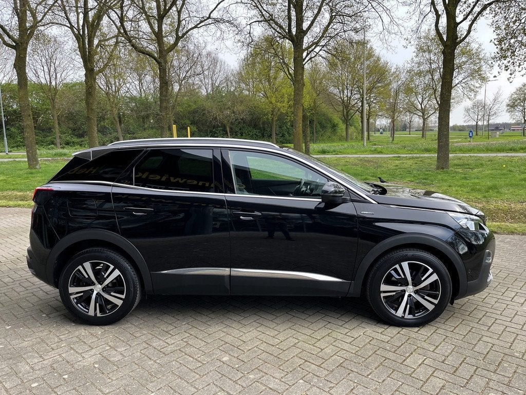 Peugeot 3008 1.2 PureTech Crossway | AUTOMAAT | BLIND SPOT |, Auto's, Peugeot, Gebruikt, 1199 cc, Leder en Stof, Zwart