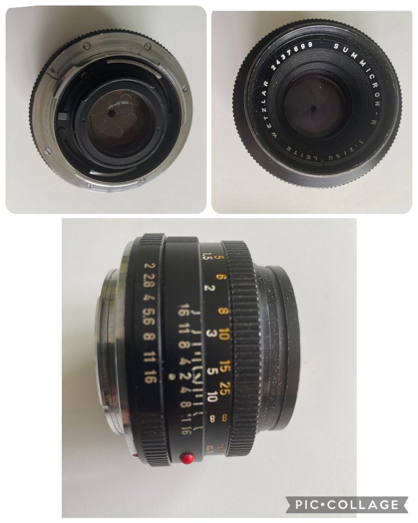Leitz Summicron-R Wetzlar lens, Gebruikt, Overige typen, Ophalen of Verzenden, X