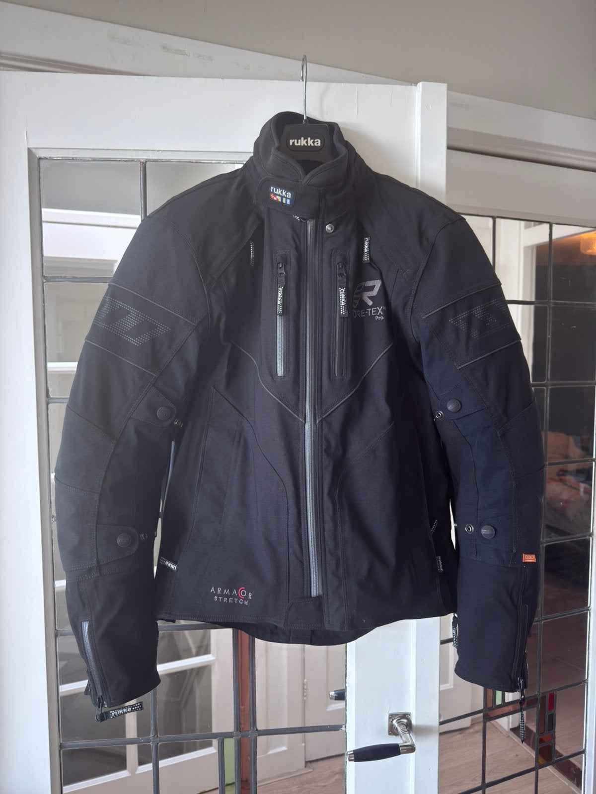 Rukka Realer Gore-Tex motorjas – maat 50 – zwart, Ophalen, Tweedehands, Jas | textiel