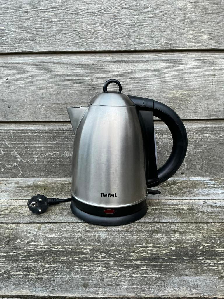 Tefal waterkoker 1,5 liter rvs, 1 tot 2 liter, Ophalen of Verzenden, Gebruikt, Rvs