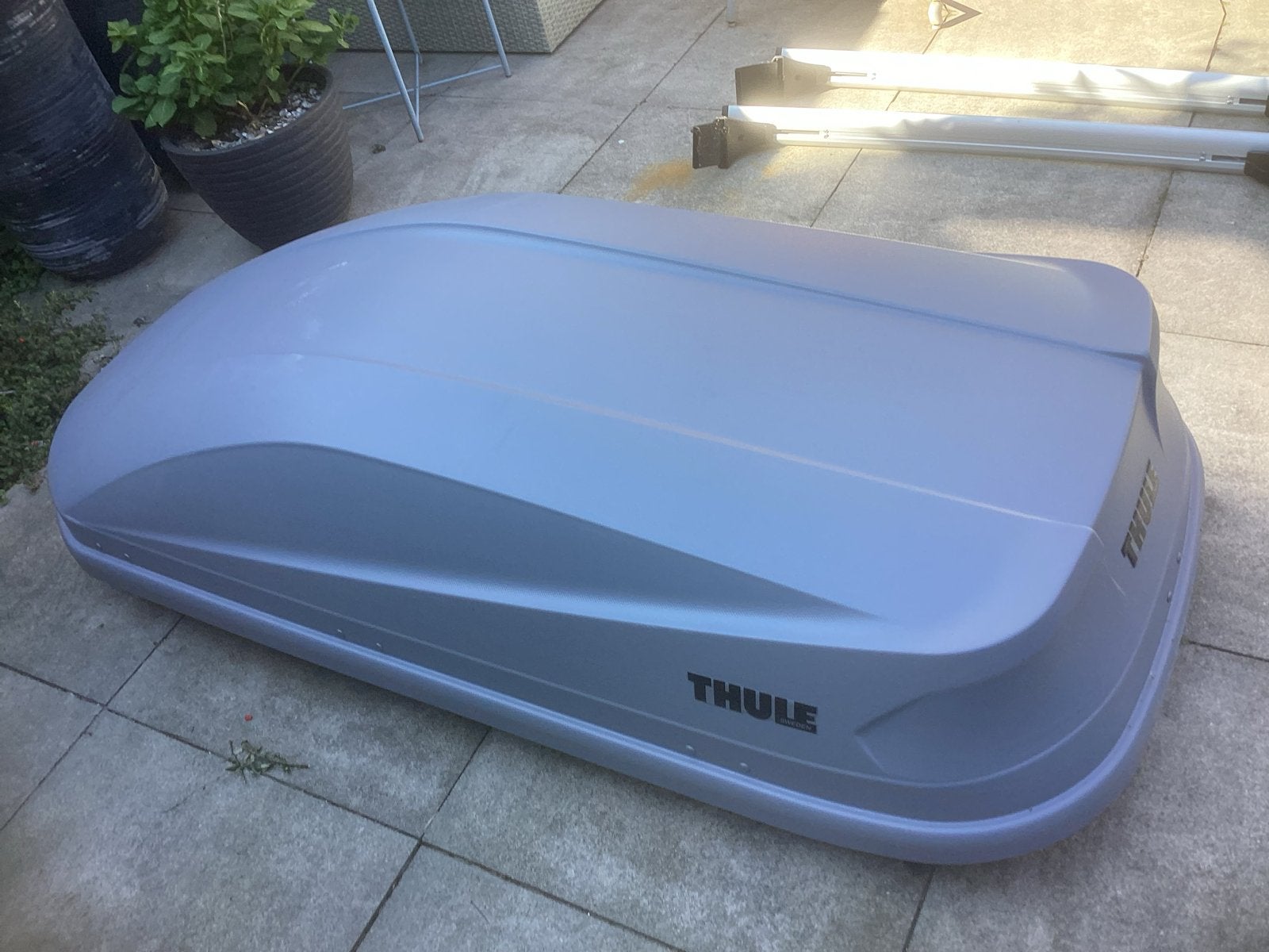 Thule Touring 200 Titan Aero Dakkoffer, Auto diversen, Dakkoffers, Ophalen, Zo goed als nieuw