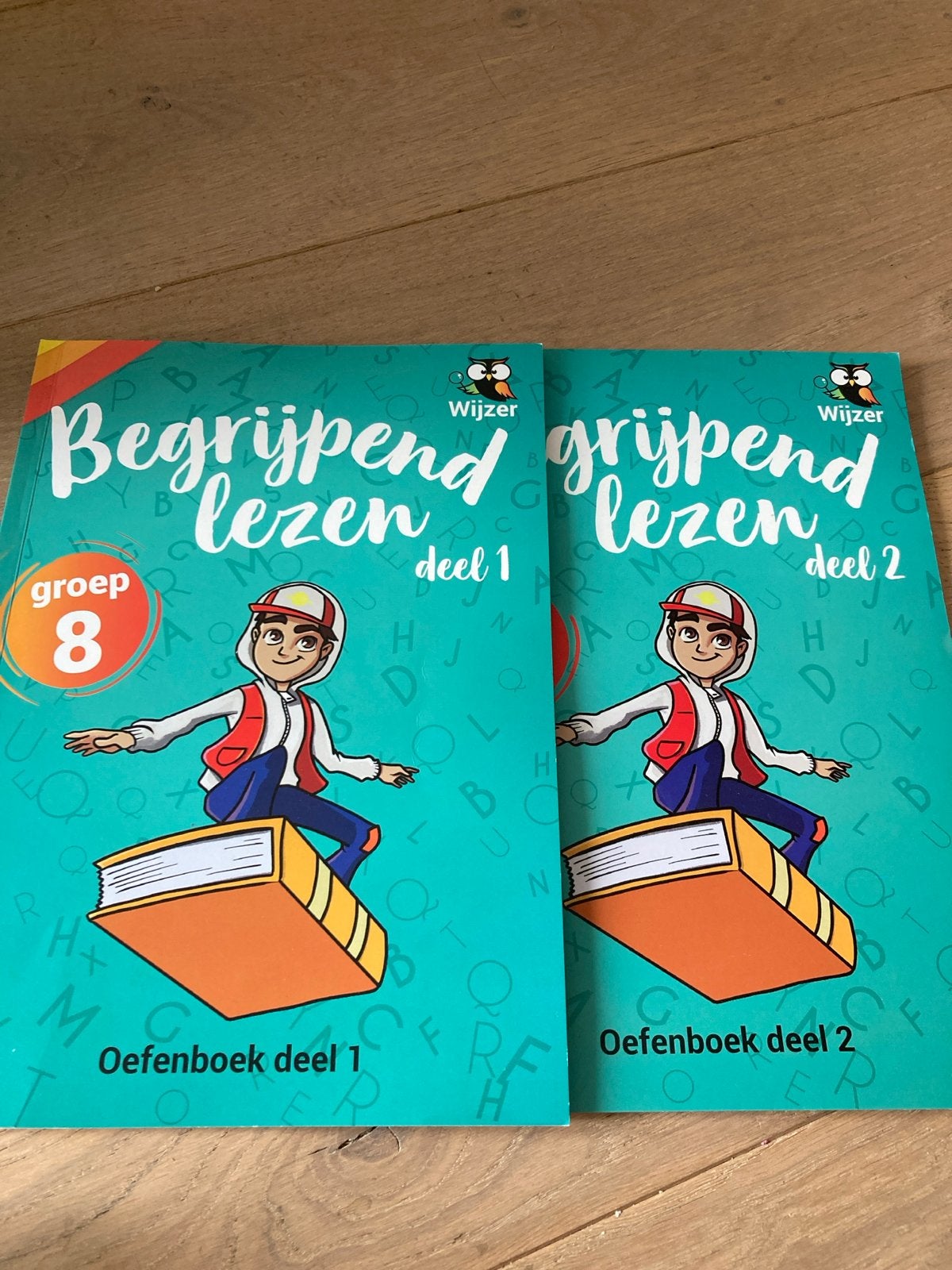 Begrijpend Lezen Groep 8 - Oefenboek deel 1 & 2, Ophalen of Verzenden, Zo goed als nieuw, Overige niveaus, Nederlands