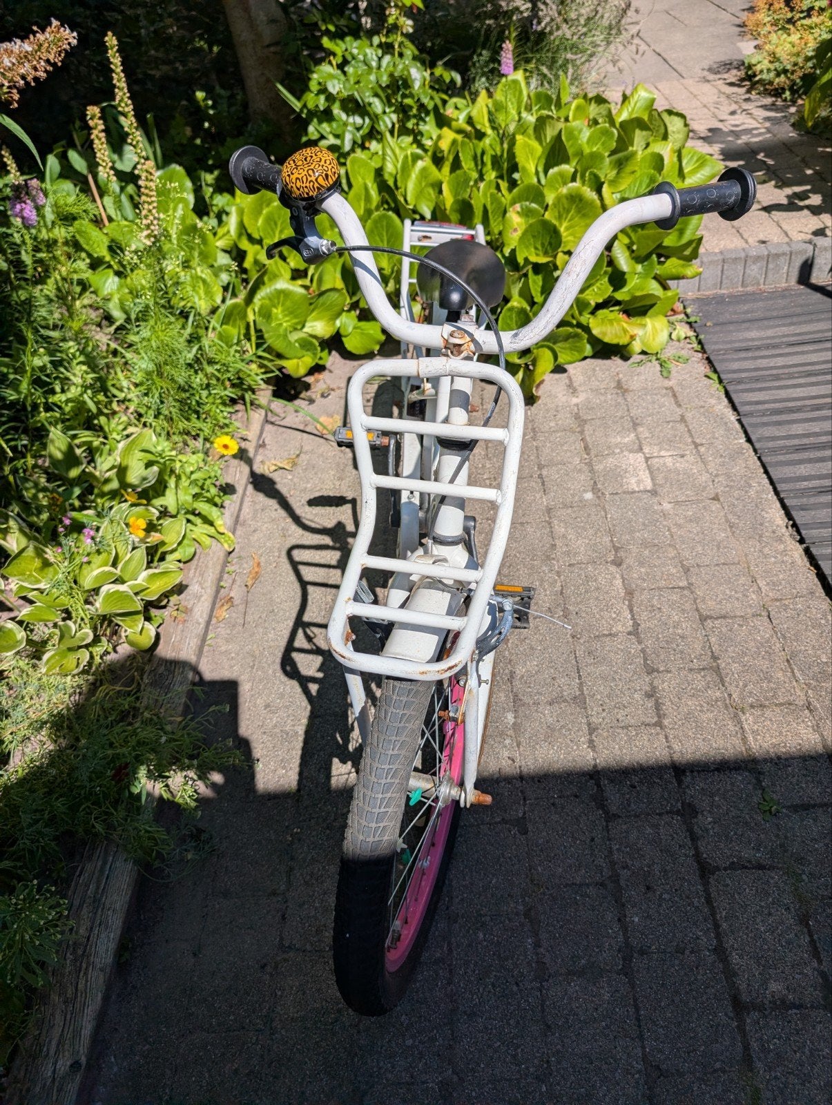 Meisjes fiets, 20 inch, Fietsen en Brommers, Ophalen, Terugtraprem, Gebruikt, Handrem