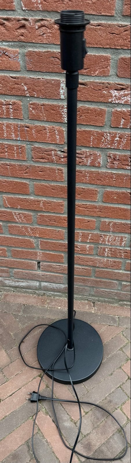 Verstelbare Lampenvoet Zwart - 104 tot 150 cm, Huis en Inrichting, Gebruikt, 100 tot 150 cm, Metaal, E27 (groot)