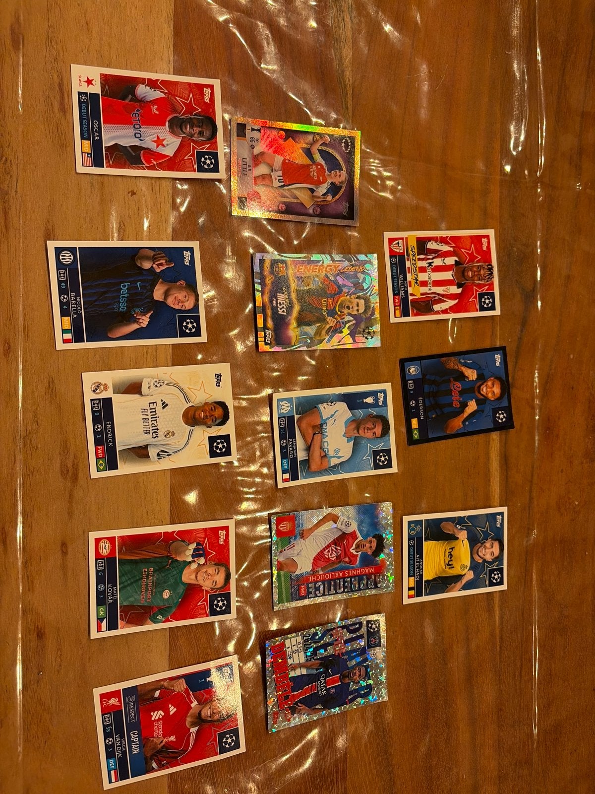 Topps Champions League Voetbalplaatjes Collectie, Ophalen of Verzenden, Gebruikt, Buitenlandse clubs, Poster, Plaatje of Sticker