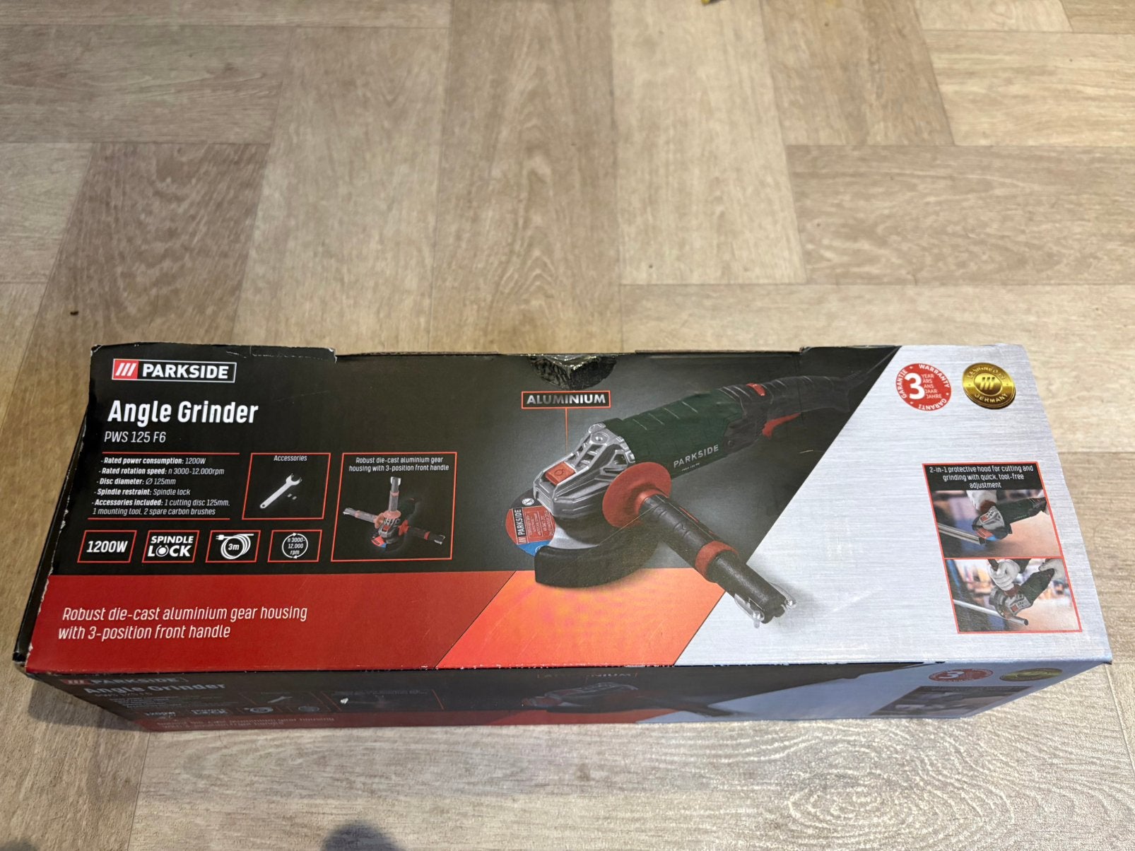 Nieuw Fkex en kruislijn laser - nieuw in doos, Ophalen of Verzenden, Zo goed als nieuw, 1000 watt of meer, Haakse handslijpmachine