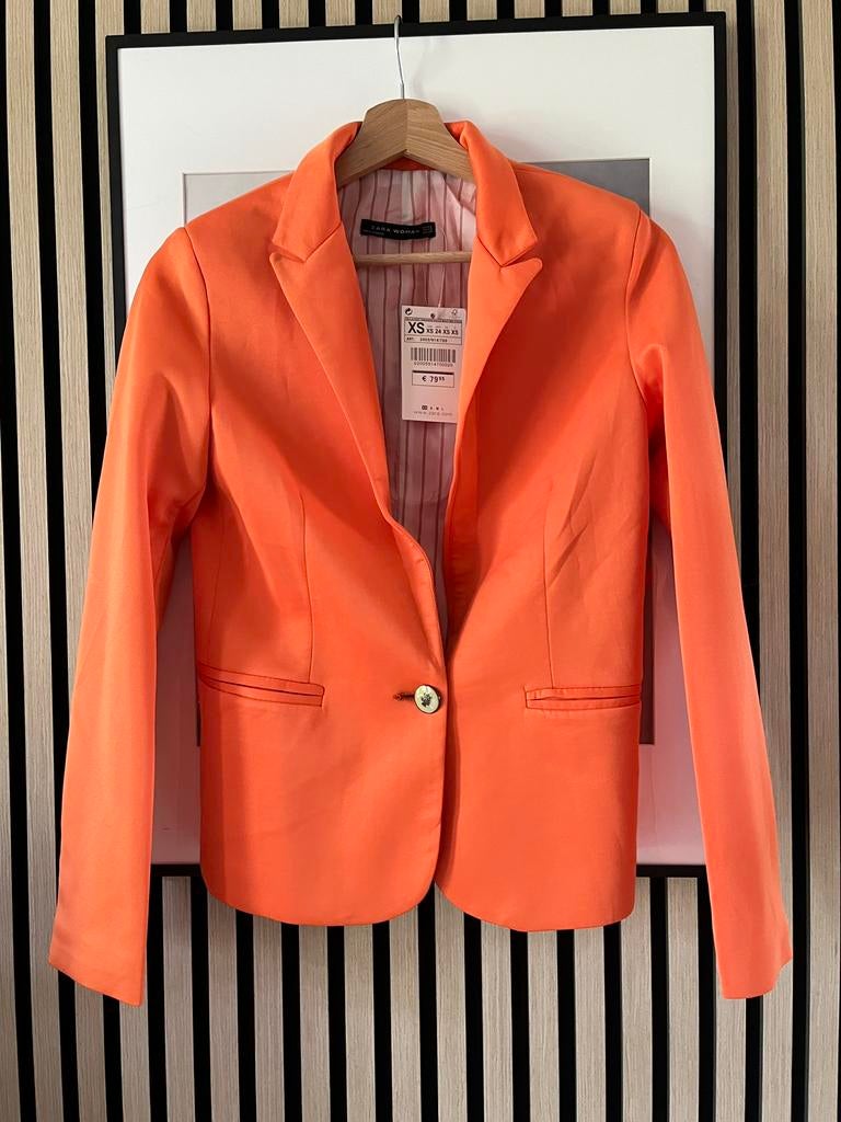 Oranje blazer Zara / WK, Ophalen of Verzenden, Nieuw, Maat 34 (XS) of kleiner, Oranje