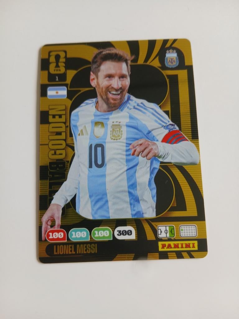 Lionel Messi Panini world cup, Ophalen of Verzenden