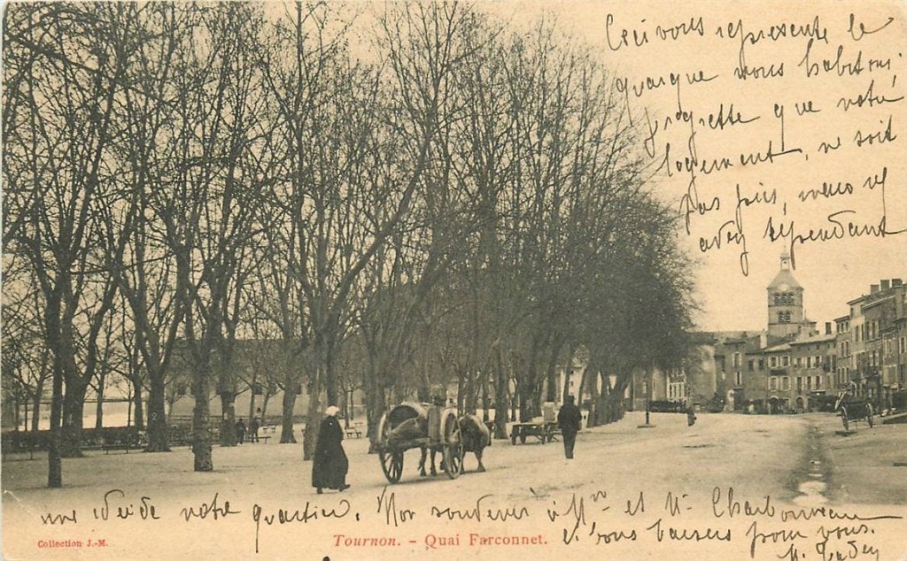 379-007-005 Tournon Quai Farconnet, Verzenden, Voor 1920, Frankrijk