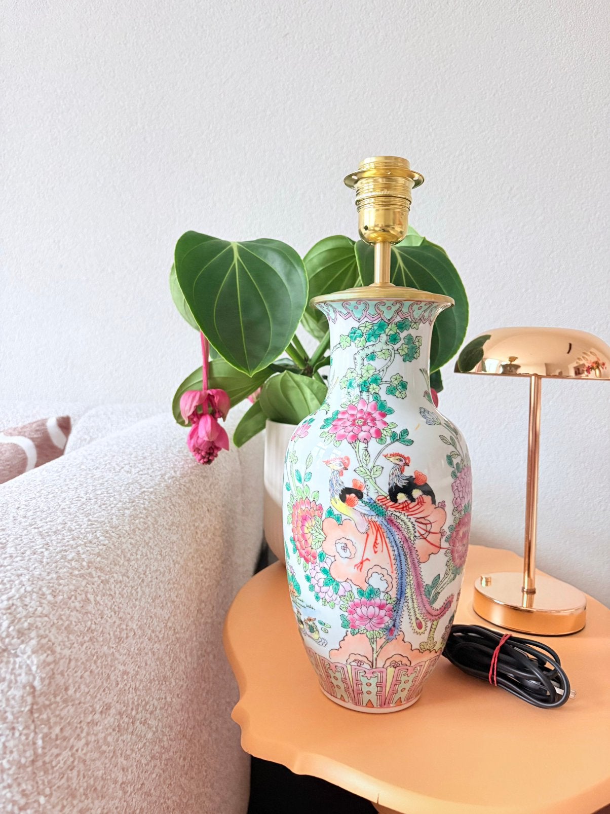 Kleurrijke vaaslamp, Ophalen of Verzenden, Zo goed als nieuw