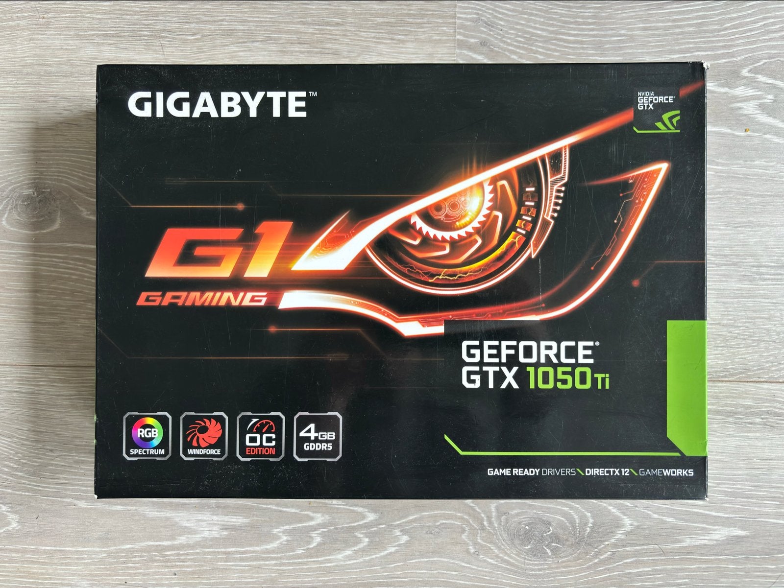 Gigabyte GeForce GTX 1050 Ti G1 Gaming 4GB GDDR5, Computers en Software, PCI-Express 3, Ophalen of Verzenden, Nvidia, GDDR5