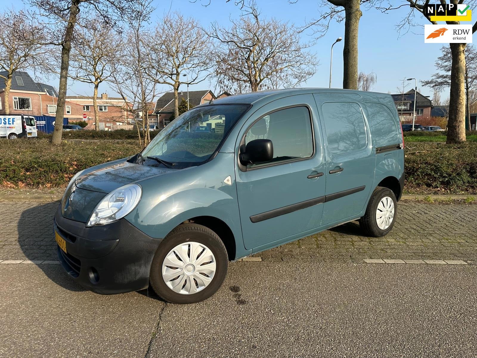 Renault Kangoo Express 1.6-16V Express Comfort, Auto's, Stof, Gebruikt, Zwart, 4 cilinders
