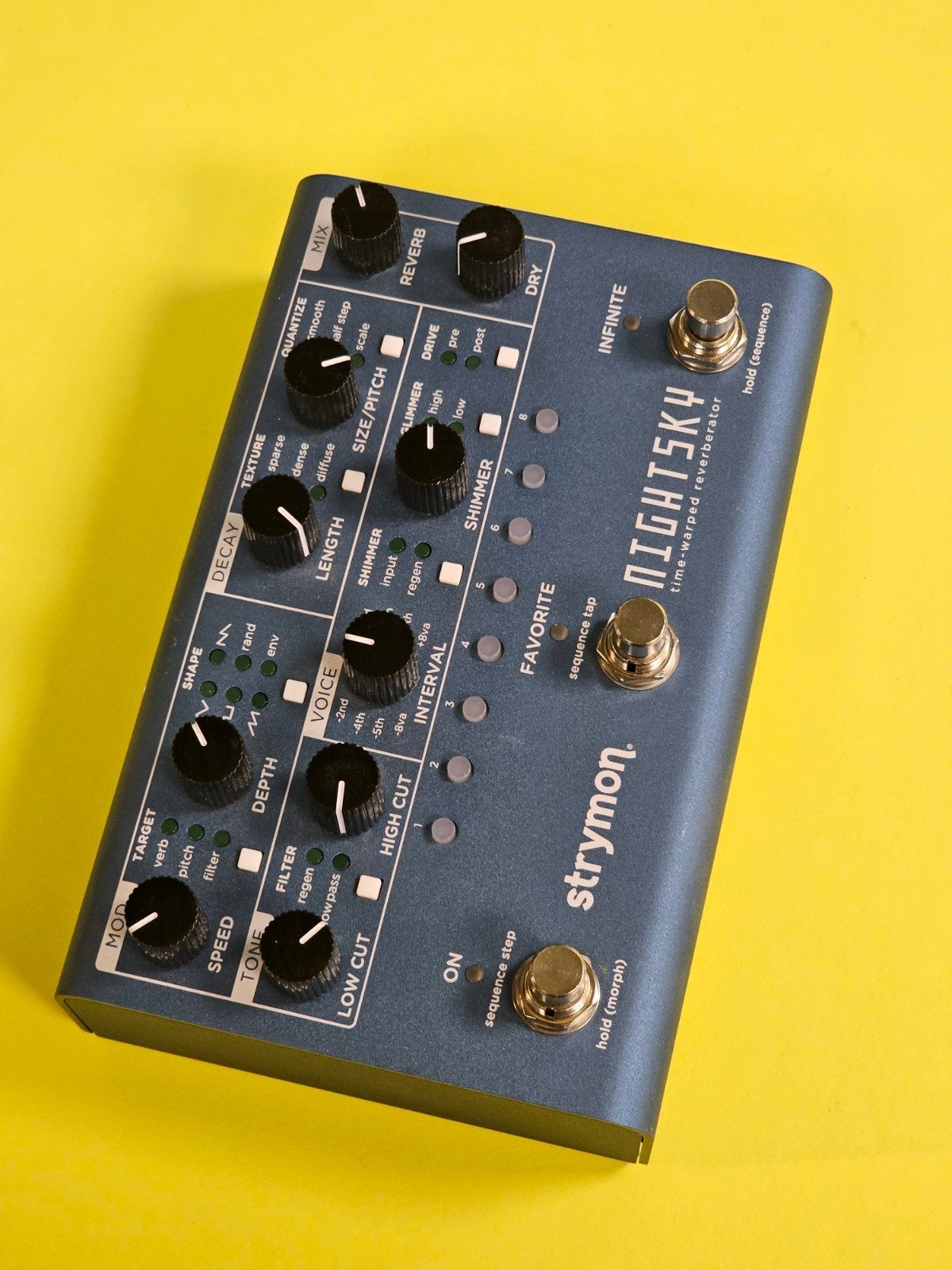 Strymon NightSky Time-Warped Reverberator, Muziek en Instrumenten, Info@strymon.net, Reverb, Zo goed als nieuw, Strymon