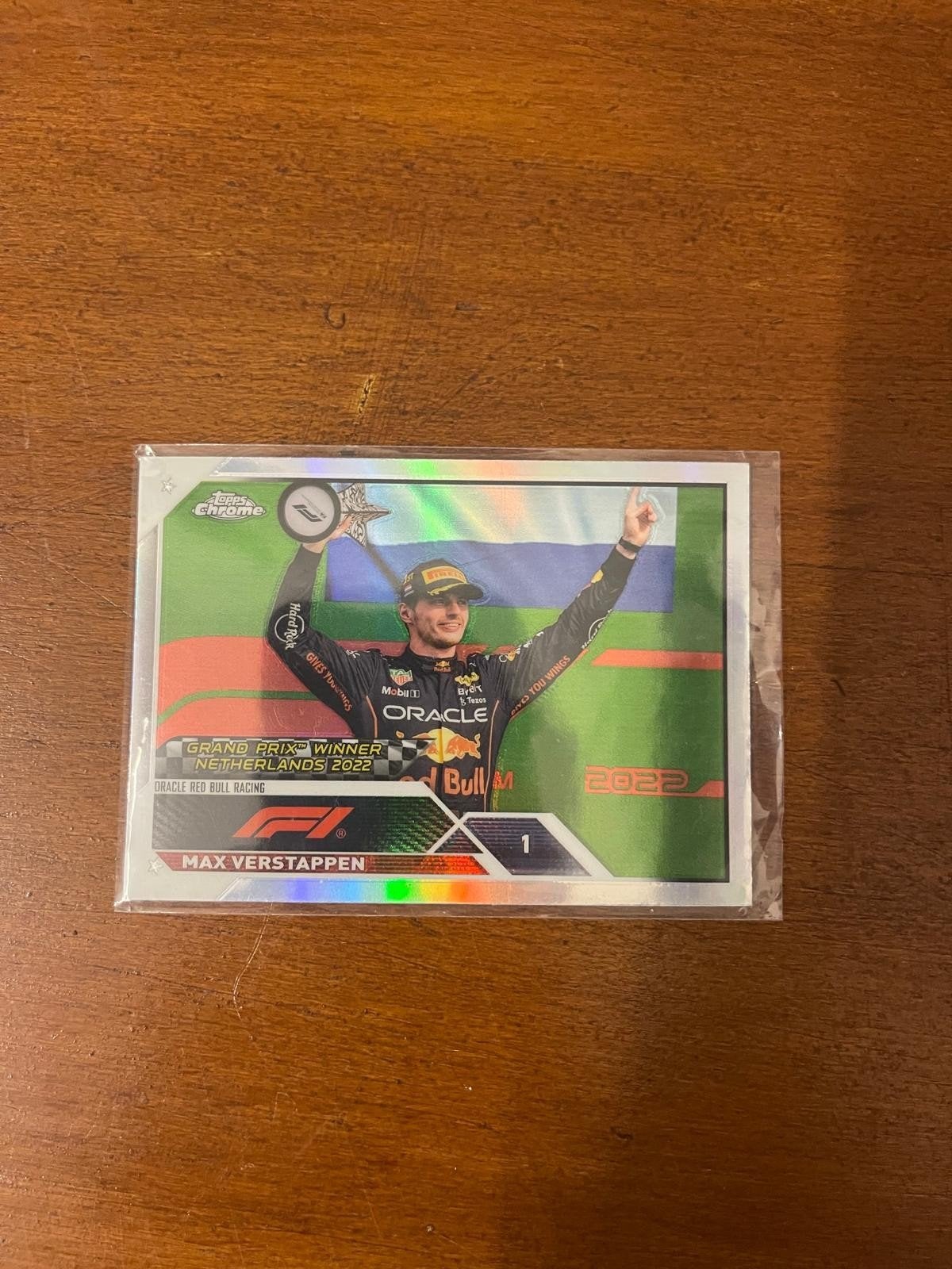 Max Verstappen Winnaar Zandvoort Topps Chrome F1 2022, Verzamelen, Ophalen of Verzenden, Zo goed als nieuw, Formule 1