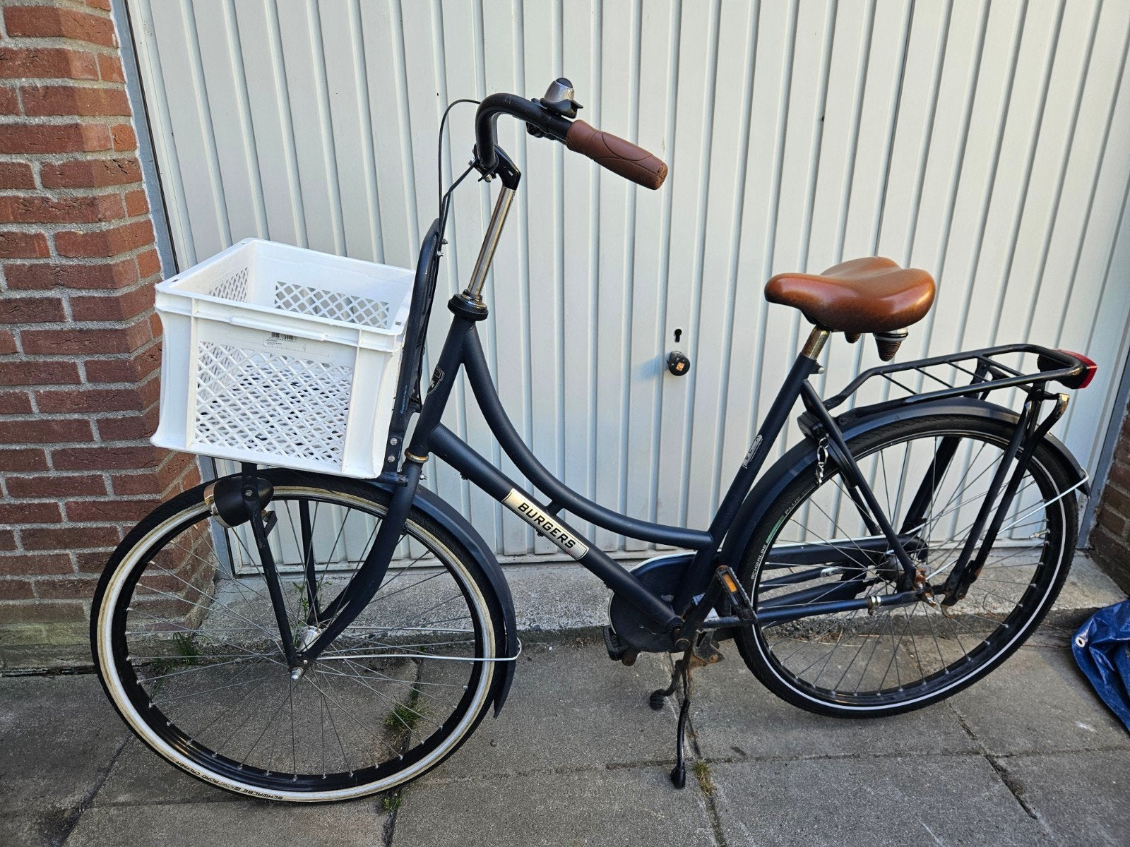 Burgers damesfiets – Nexus 3 versnellingen – nieuwe remmen, Terugtraprem, Gebruikt, Versnellingen, 56 cm of meer