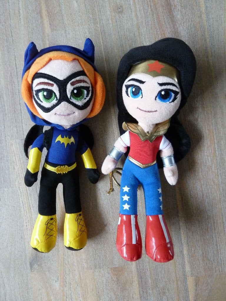 2 leuke SUPER HERO knuffeltjes, Ophalen, Gebruikt, Overige typen