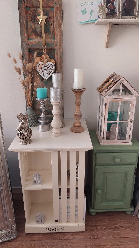 Riviera maison kast op wieltjes, Ophalen, Gebruikt, 50 tot 100 cm, Minder dan 100 cm