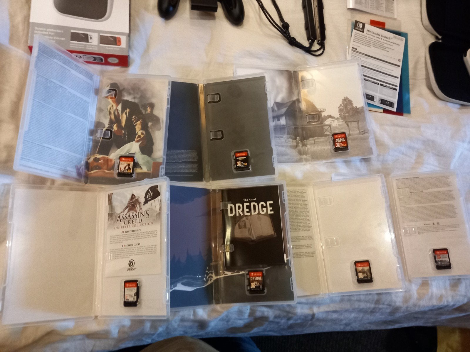 complete switch 1 oled met 11 games en 128GB SD kaart, Switch OLED, Ophalen of Verzenden, Zo goed als nieuw, Met 1 controller