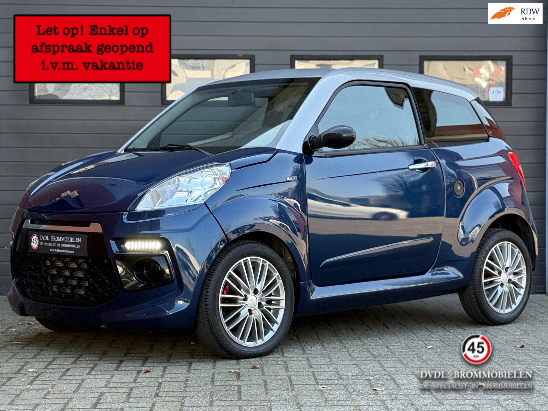 Ligier JS50L BlueLine DCI Brommobiel 2016 1e eig 23dkm ZGAN!, Gebruikt, DVDL Brommobielen, Staarten 32
5281PL  Boxtel, NL, Info@dvdlbrommobielen.nl