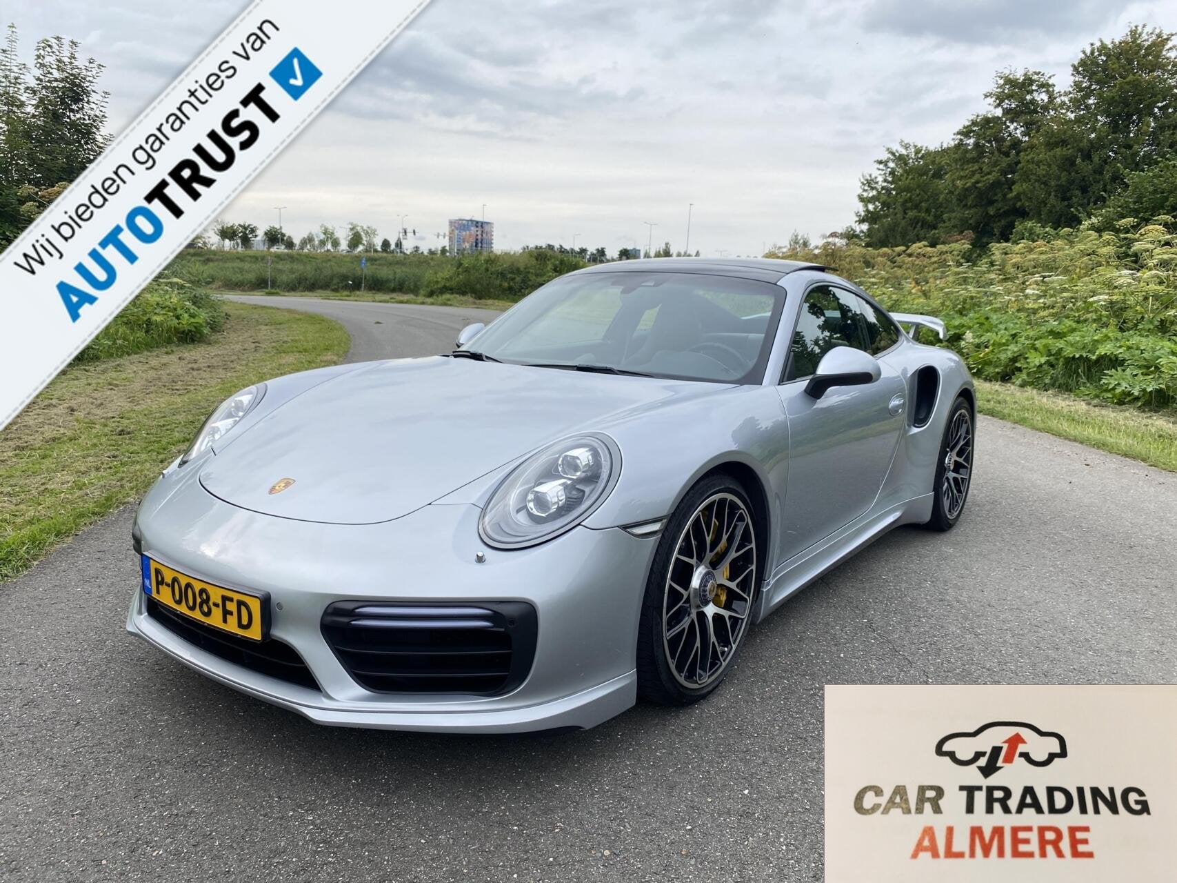Porsche 911 3.8 Turbo S TECHART TOP STAAT 991, Auto's, Porsche, Automaat, Gebruikt, Euro 6, 4 stoelen