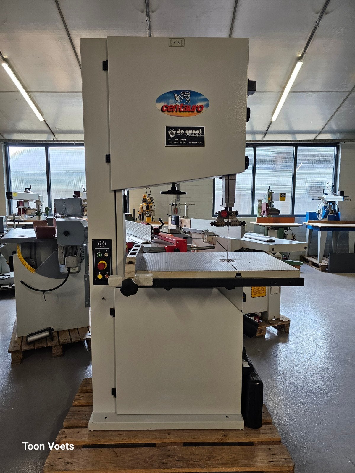 Lintzaag Centauro wieldiameter 600MM, Ophalen, Gebruikt, 70 mm of meer, Lintzaag