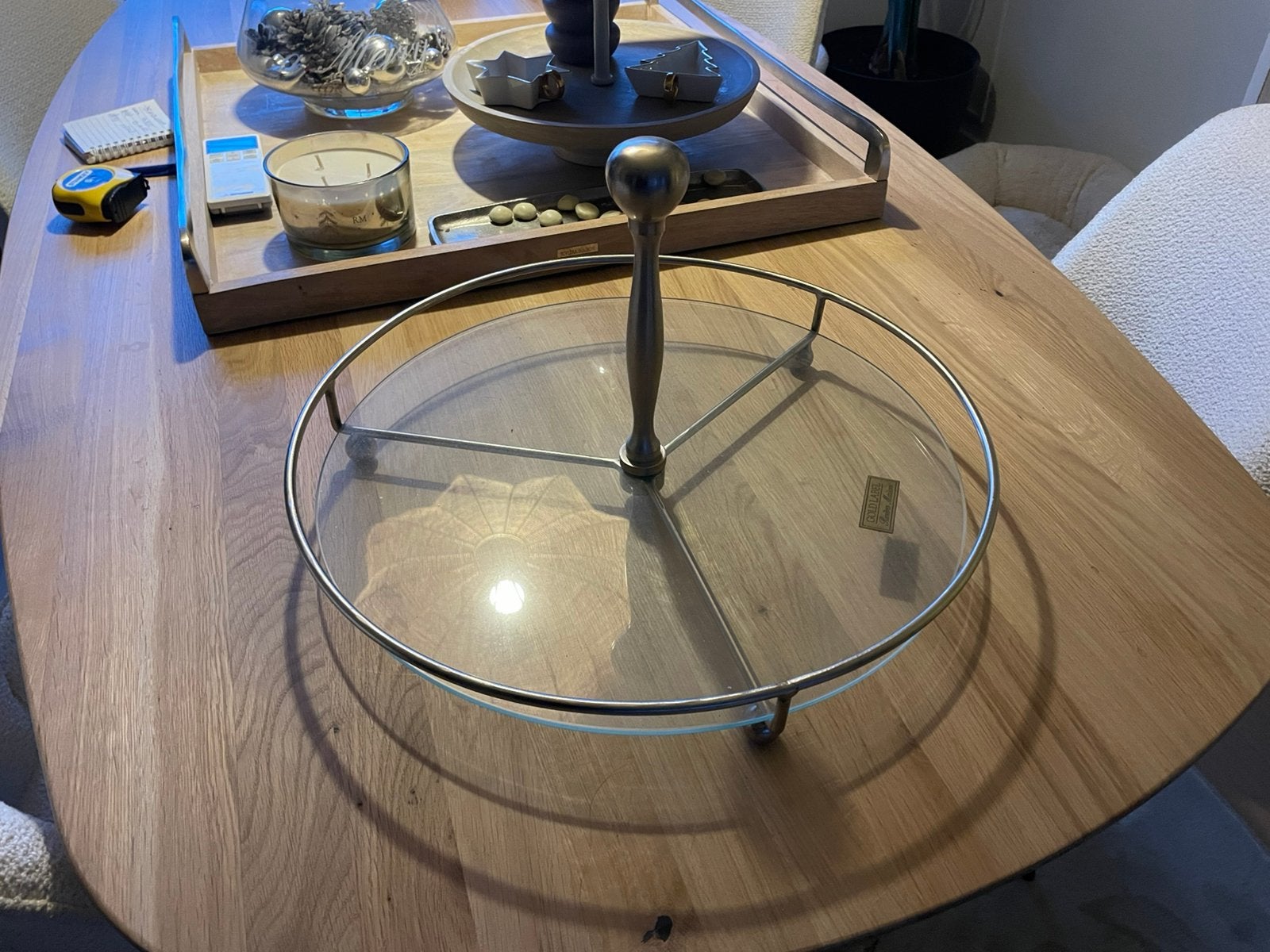 Riviera Maison grote etagere 45 cm doorsnee als Nieuw, Ophalen of Verzenden, Zo goed als nieuw