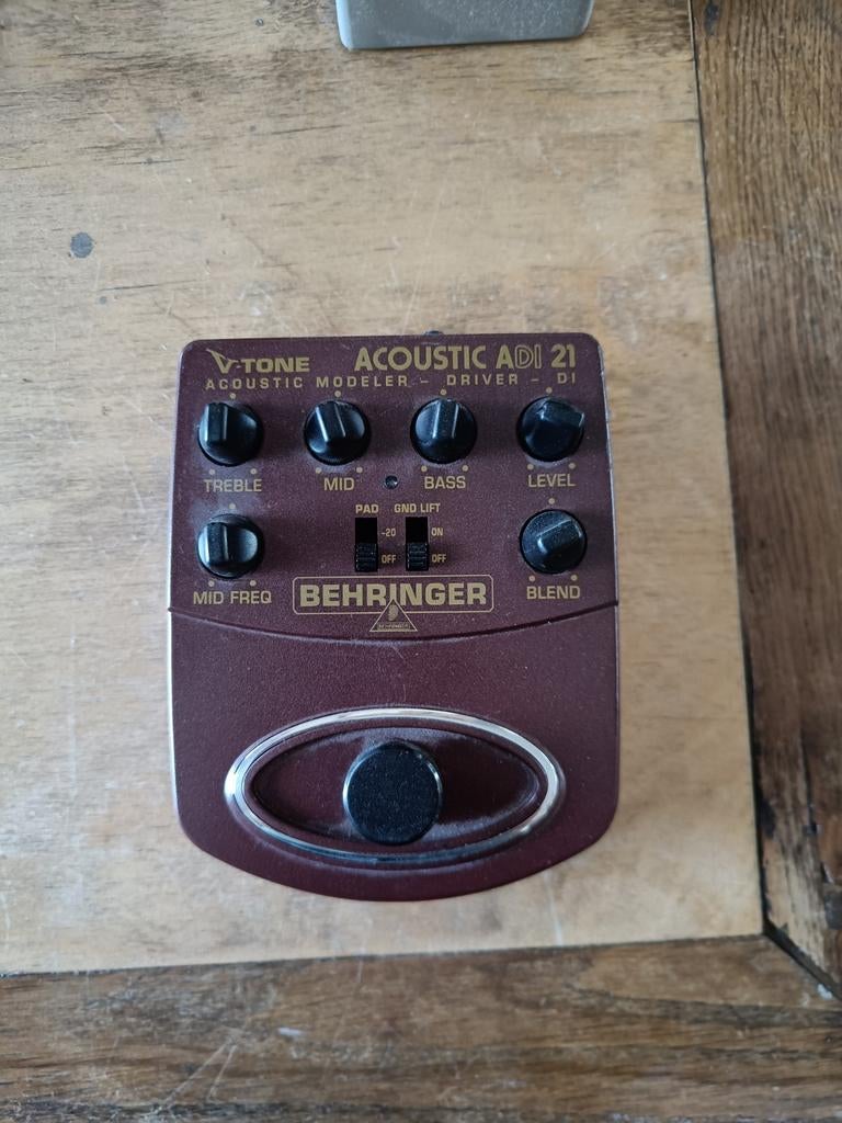 Behringer V-Tone Acoustic ADI21 Akoestische Modeler DI, Muziek en Instrumenten, Effecten, Ophalen of Verzenden