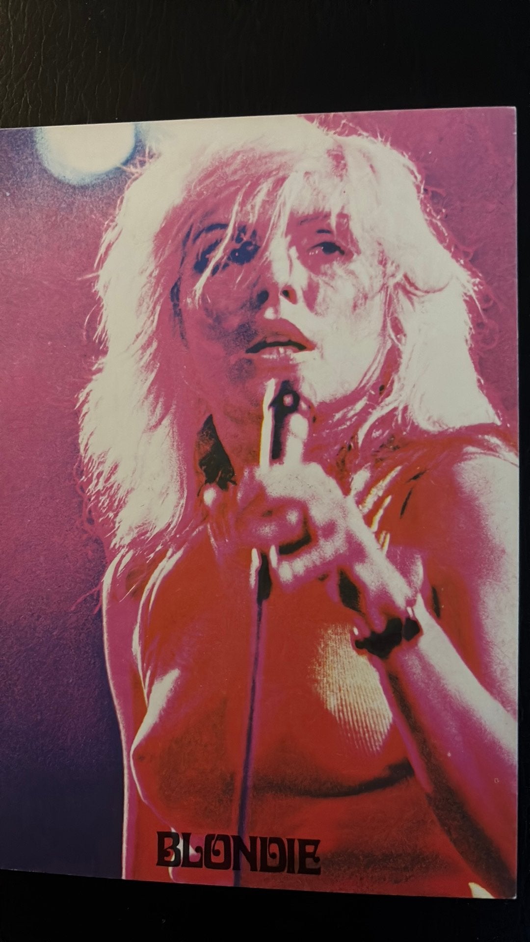 BLONDIE Debbie Harry Ansichtkaart in prima staat, Verzenden, 1980 tot heden, Ongelopen, Sterren en Beroemdheden