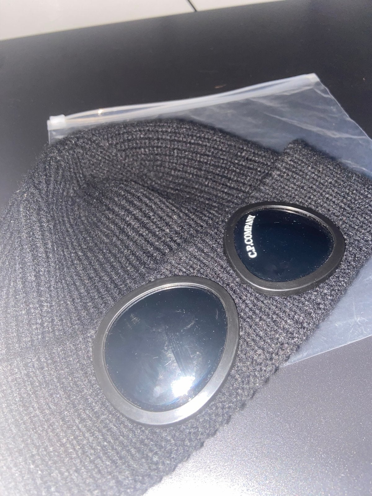 C.P. Company Muts met Goggles - Zo goed als nieuw, Verzenden, Zo goed als nieuw, One size fits all, Hoed